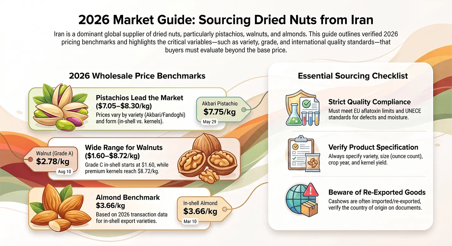 2026 Market Guide: Sourcing Dried Nuts from Iran 2026 Market Guide: Sourcing Dried Nuts from Iran